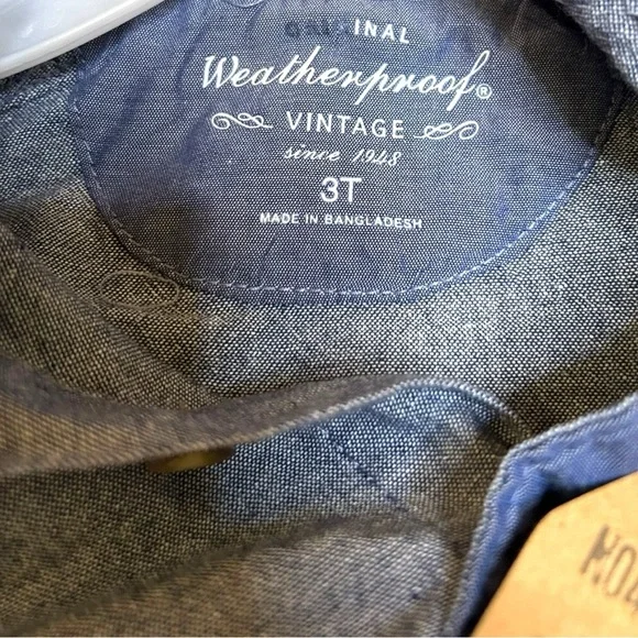 Original Weatherproof Vintage Boys 3T Short Sleeve Short & Pant Set NWT - Picture 6 of 13